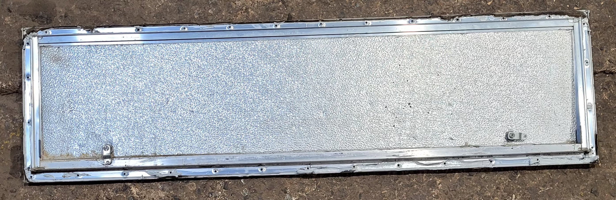 Used Square Cornered Cargo Door 48" x 11 3/4" x 3/4"D - Young Farts RV Parts