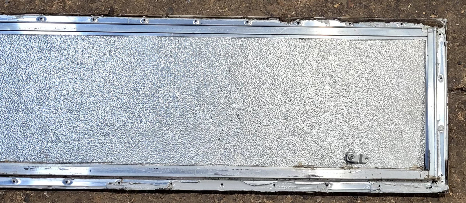 Used Square Cornered Cargo Door 48" x 11 3/4" x 3/4"D - Young Farts RV Parts