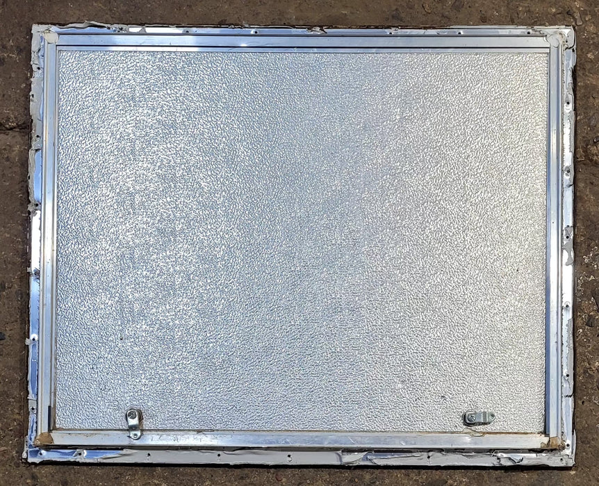 Used Square Cornered Cargo Door 30" x 23 3/4" x 3/4"D - Young Farts RV Parts