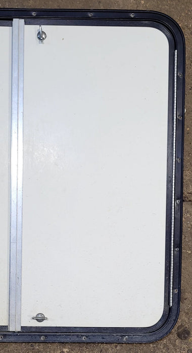 Used Radius Cornered Propane Cargo Door 30 1/4" x 30 1/4" x 5/8"D - Young Farts RV Parts