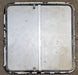 Used Radius Cornered Propane Cargo Door 30 1/4" x 30 1/4" x 5/8"D - Young Farts RV Parts