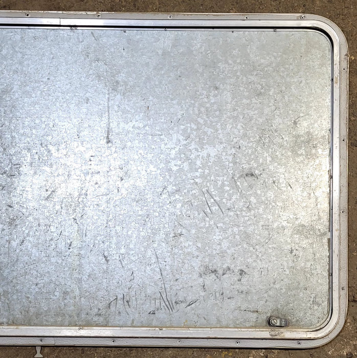 Used Radius Cornered Cargo Door 43 3/4" x 25 3/4" x 3/4" D - Young Farts RV Parts