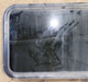 Used Black Radius Emergency Opening Window : 35 1/4" W x 21 1/4" H x 1 1/4" D - Young Farts RV Parts