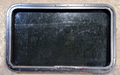 Used Black Radius Emergency Opening Window : 35 1/4" W x 21 1/4" H x 1 1/4" D - Young Farts RV Parts