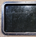 Used Black Radius Emergency Opening Window : 35 1/4" W x 21 1/4" H x 1 1/4" D - Young Farts RV Parts