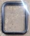 Used Black Radius Non Opening Window : 17 1/4" W x 22 1/4" H x 1 5/8" - Young Farts RV Parts