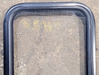 Used Black Radius Non Opening Window : 17 1/4" W x 22 1/4" H x 1 5/8" - Young Farts RV Parts