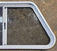 Used Slanted White Radius Opening Window : 37" W x 18 1/2" H x 1 7/8" D - Young Farts RV Parts