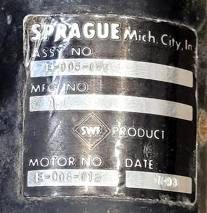 Used Wiper Motor for 1993 Chevy Airstream Land Yacht 33 - Young Farts RV Parts