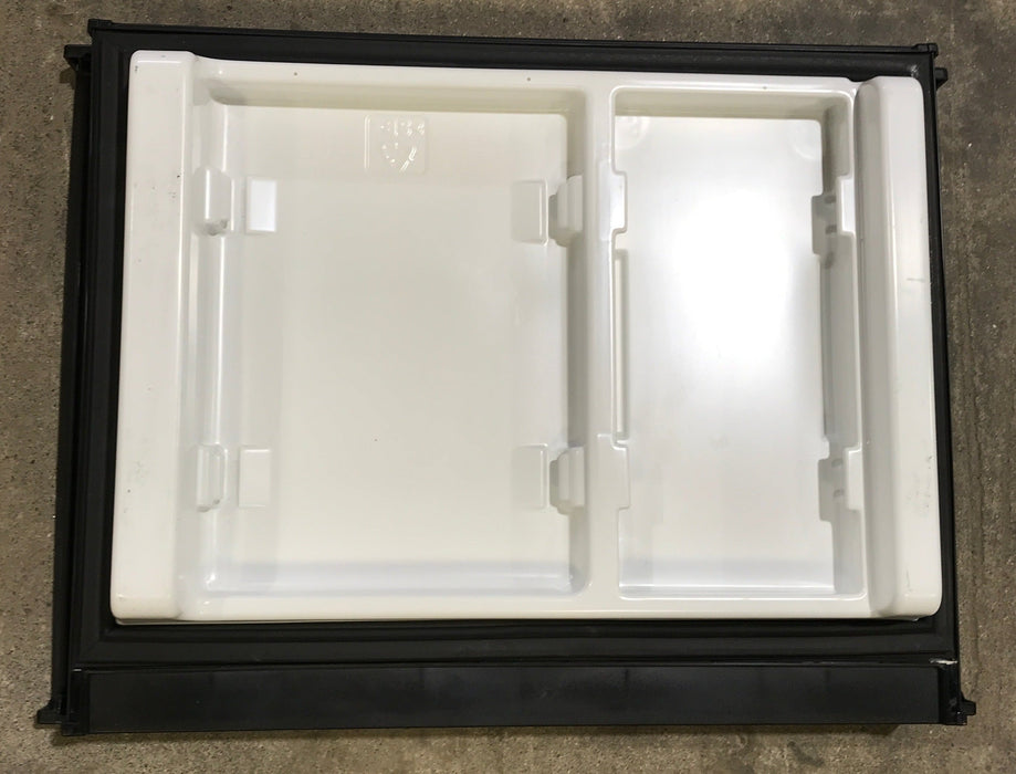 Used Dometic Refrigerator Freezer Door 3850998026 24 1/2" W x 18" H