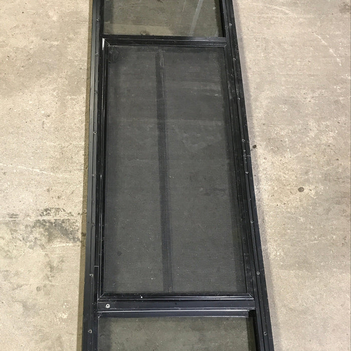 Used Black Radius Opening Window : 59.75" x 17.75" x 2"