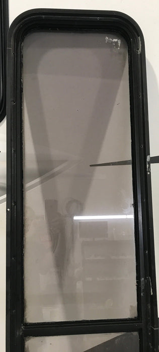 Used Black Radius Non Opening Window : 72 1/2" W x 15" H x 1 7/8"