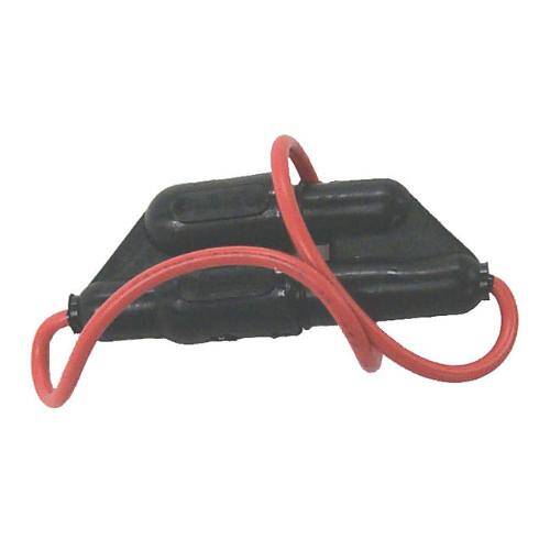 Sierra Marine In-Line Glass Tube Style Fuse Holder - 8" 16 Gauge Wire; 10 Amps - FS69180