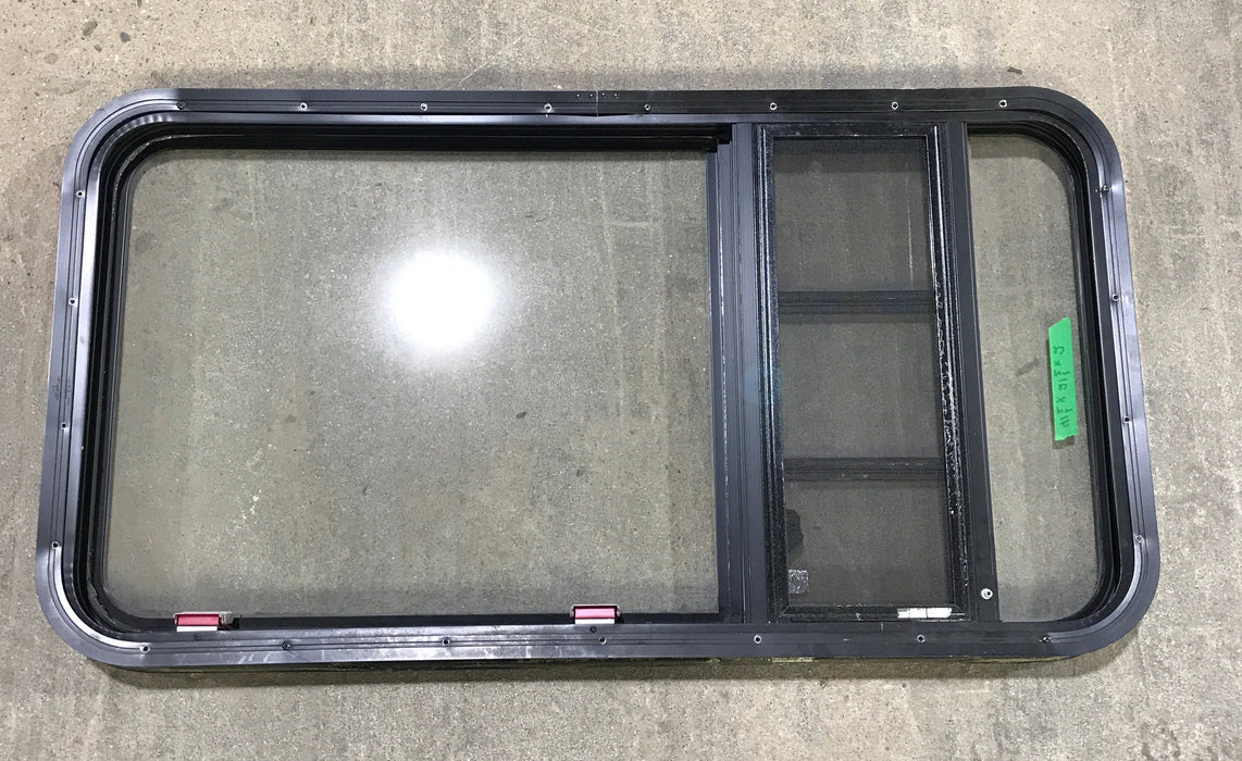Used Black Radius Emergency Opening Window : 41 1/2" W x 21 1/2" H x 2" D