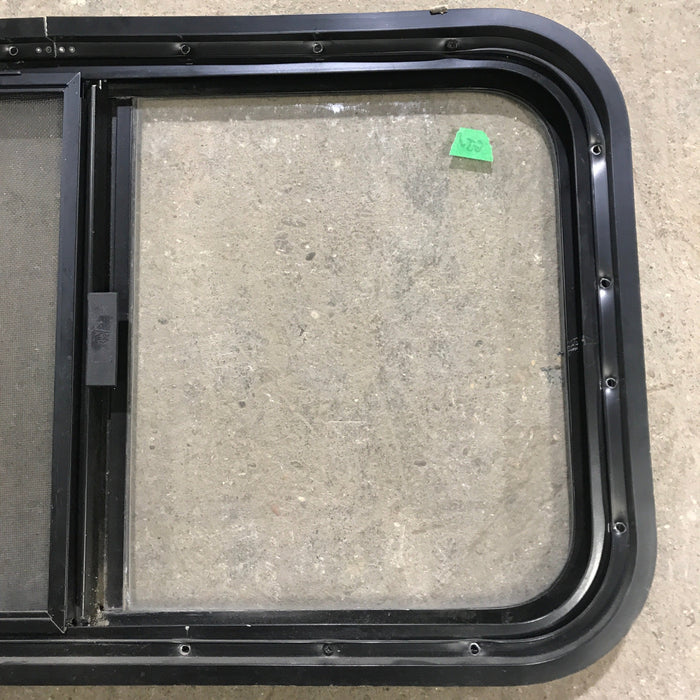 Used Black Radius Opening Window : 29.5" X 17.5" X 1.875"
