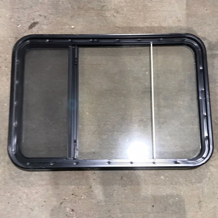 USED Black Radius Opening Window : 23" W x 33 3/4" H x 2" D