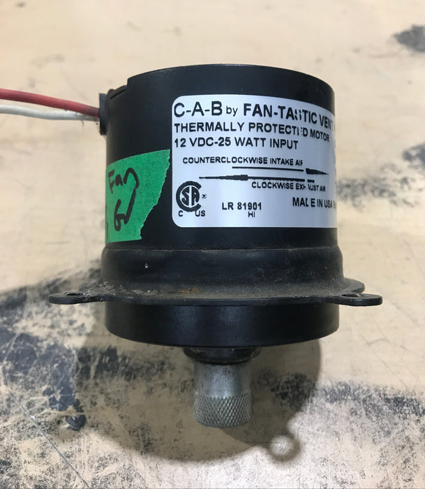Used Fantastic Roof Vent Motor - 8000