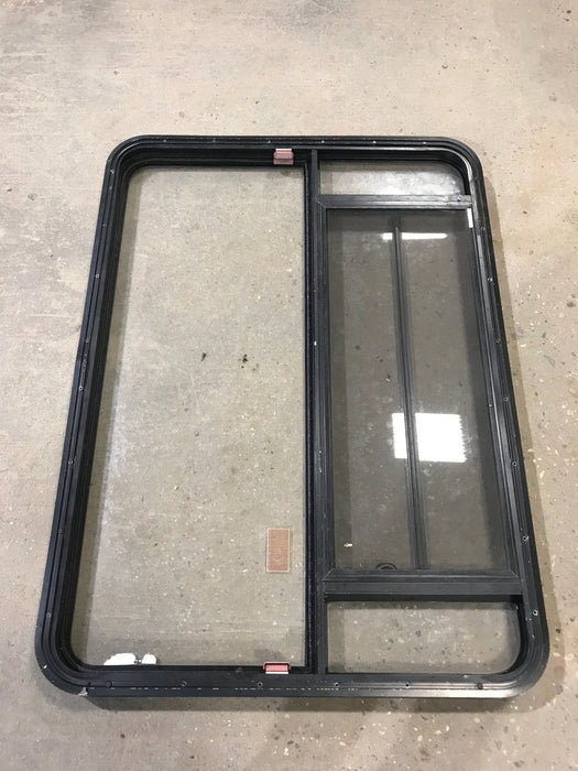 Used Black Radius Emergency Opening Window : 47 1/2" W x 34 1/2" H x 2" D