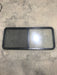 Used Black Radius Opening Window : 59 1/2" W X 25 3/4" H X 2" D - Young Farts RV Parts