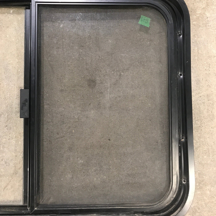 Used Black Radius Opening Window : 29.5" X 21.5" X 1.875"