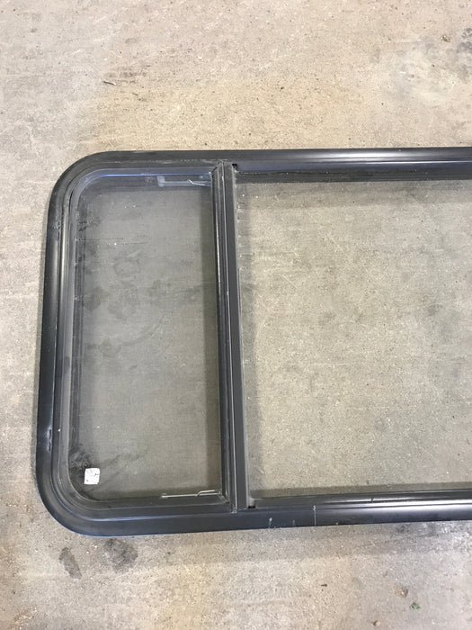 Used Black Radius Opening Window : 23 1/2" W x 52" H x 1 7/8"