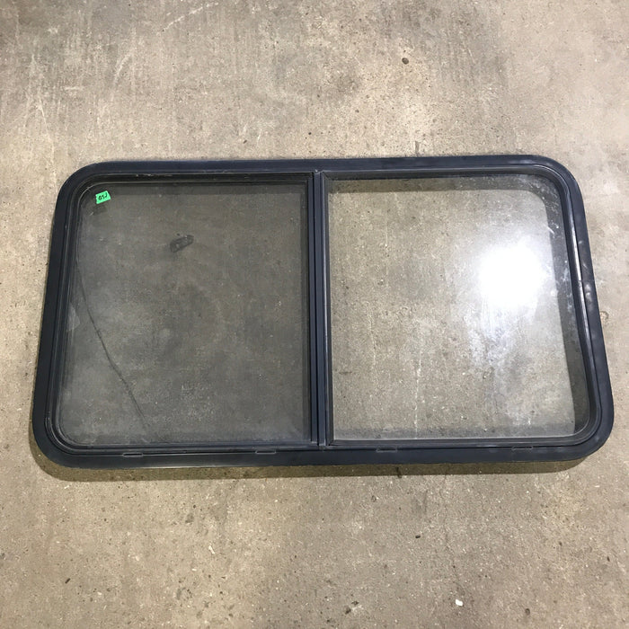 Used Black Radius Opening Window : 45.5" x 25.5" x 1.875"