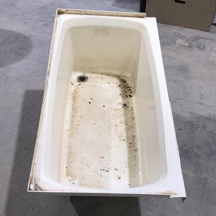 Used RV Bath Tub 46” x 24” - Right Hand Drain