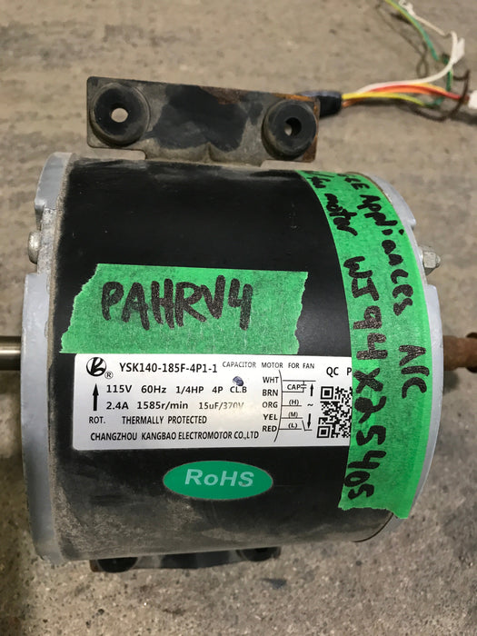 USED G&E APPLIANCES A/C FAN MOTOR WJ94X5405