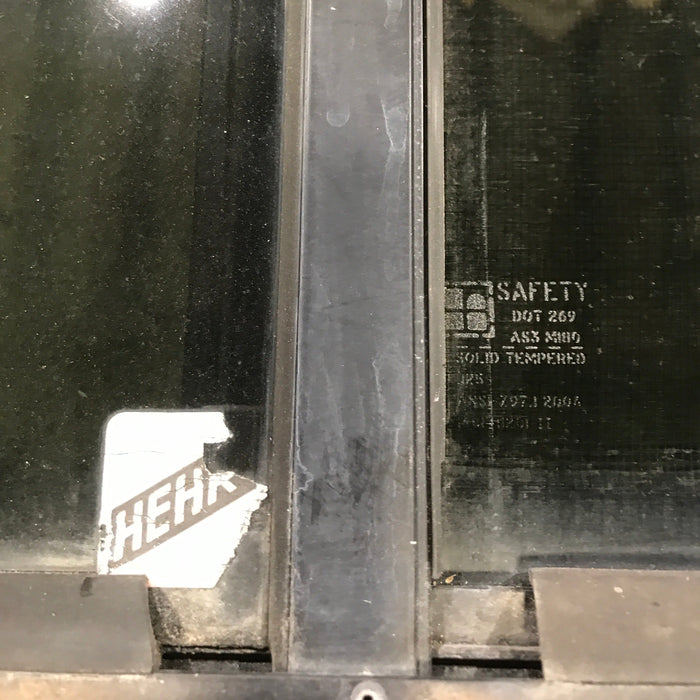 Used Black Radius Opening Window : 35.5" X 21.5" X 1.5"