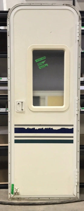 Used Radius Cornered Entry Door 25 1/2" W x 71 1/4" H