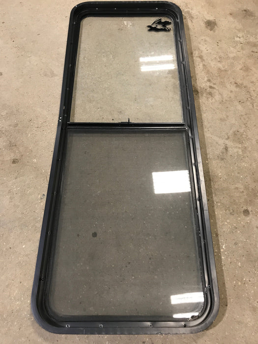 Used Black Radius Opening Window : 60" W x 21 1/2" H x 1 7/8" D