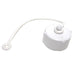 3/4" Hose Cap w/Strap White - Young Farts RV Parts