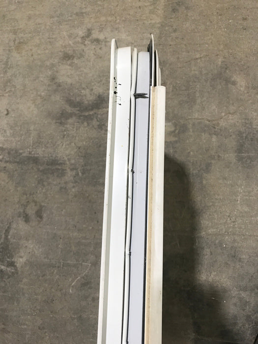 Used White Radius Opening Window : 45 1/4" W x 25 1/2" H x 2" D