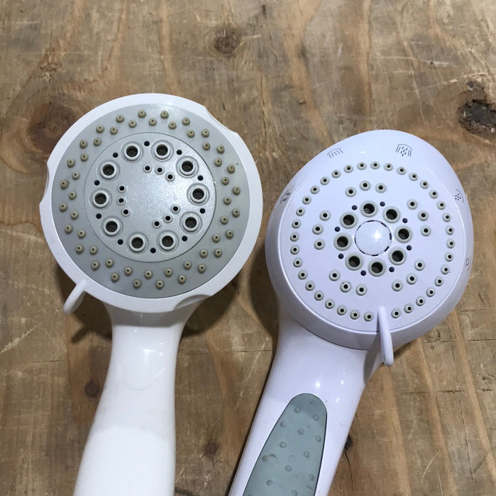 Used Shower Head, Off-White, 9"