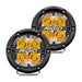 360 - Series 4" LED Off - Road Spot Beam w/Amber Backlight - Black Housing - Young Farts RV Parts