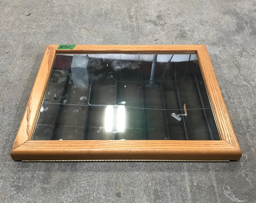 Used RV Mirror & Fold Down Table Top/ Tray 18 1/2 W x 15 1/2" H