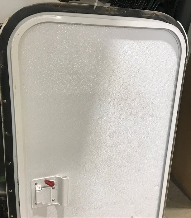 Used Radius Storage/ Teardrop Trailer Entry Door 44" x 22" x 1 1/2" D
