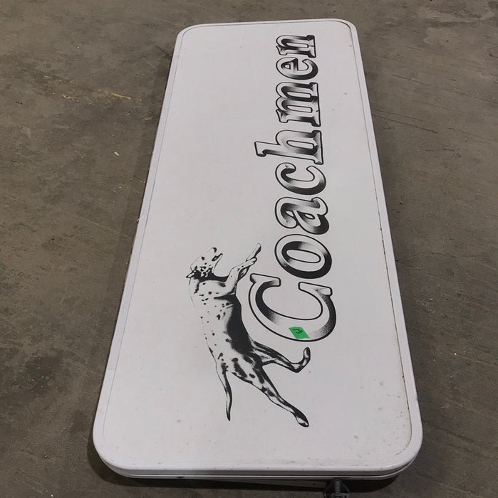 Used Radius Opening Rock Guard Cover : 63 1/2" x 22" X 1 1/2" D