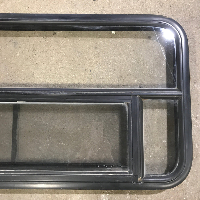 Used Black Radius Opening Window : 45.5" x 21.25" x 1.875"