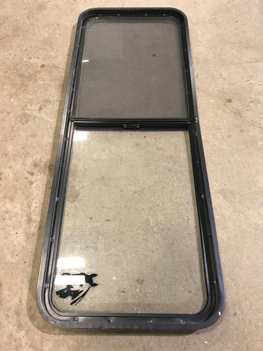 Used Black Radius Opening Window : 60" W x 21 1/2" H x 1 7/8" D