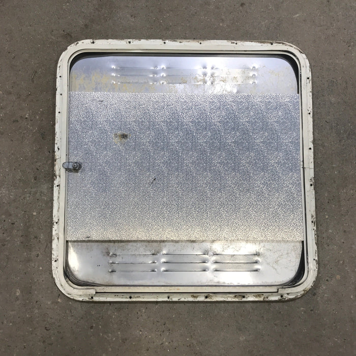 Used Radius Cornered Propane / Battery Cargo Door 26 3/4" x 27" x 1 D