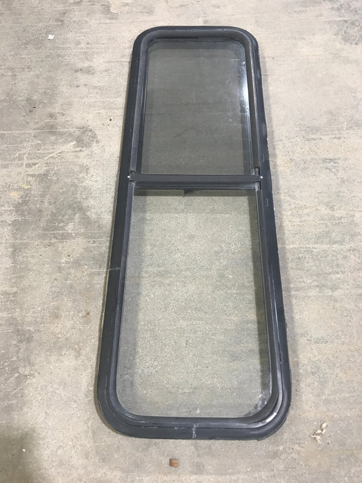 Used Black Radius Opening Window : 47 1/2" W x 14 1/2" H x 2" D
