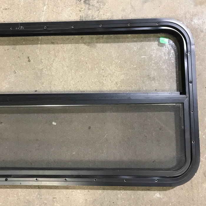 Used Black Radius Opening Window : 45.5" x 21.25" x 1.875"