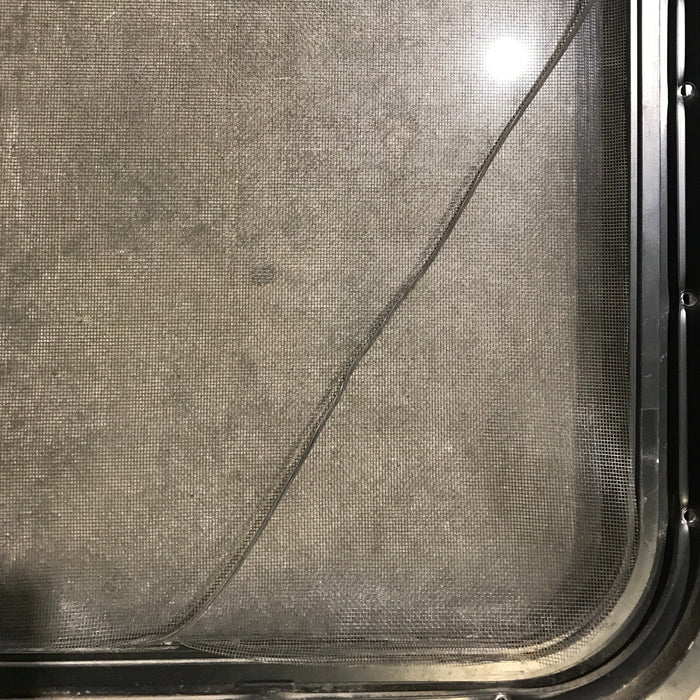 Used Black Radius Opening Window : 45.5" x 25.5" x 1.875"