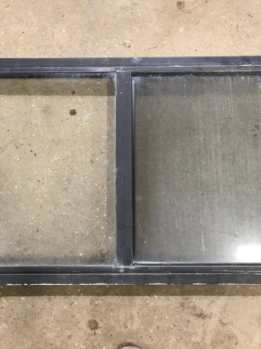 Used Black Radius Opening Window : 60" W x 21 1/2" H x 1 7/8" D