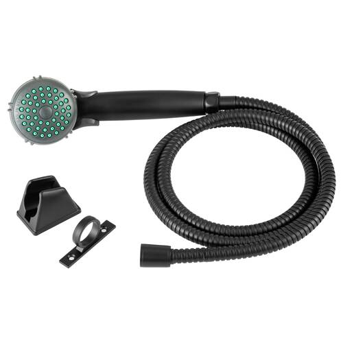 Dura Faucet Hand Held Shower Head; Matte Black - DF-SA400K-MB