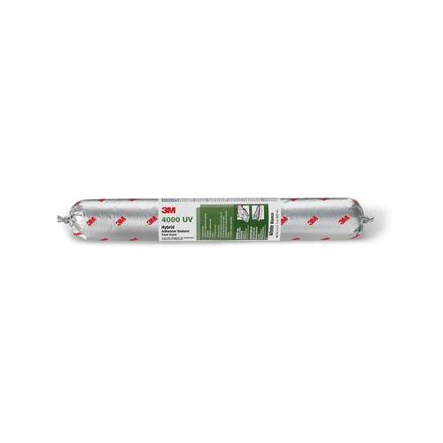 3M 4000 UV Fast Cure Adhesive Sealant - 600 Milliliter; White; Sausage Pack - 05508