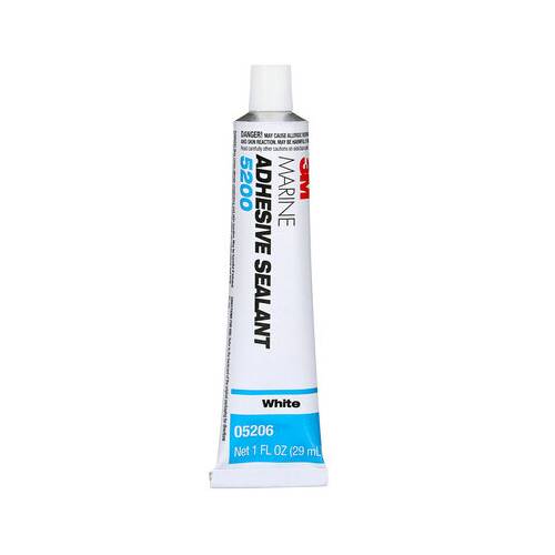 3M 5200 Adhesive Sealant - 1 Ounce Tube; White - 05206