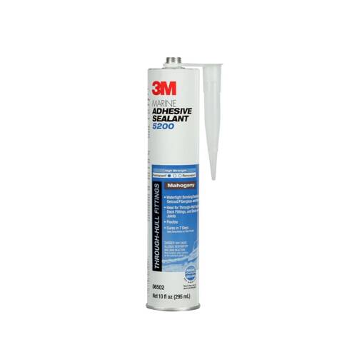 3M 5200 Adhesive Sealant - 10 Ounce Tube; Mahogany - 06502