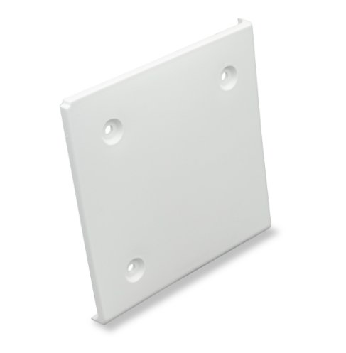 4-1/2″ Square Slide-Out Extrusion Cover – 3-hole – Polar White - Young Farts RV Parts